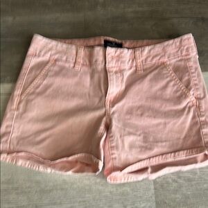 American Eagle Outfitters Pink Jean Shorts Mid-Thigh